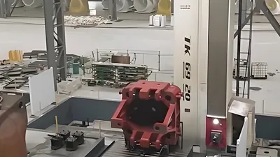 Rüzgar Türbini Parçaları İşleme için CNC Borverk ve Freze Tezgahı 2