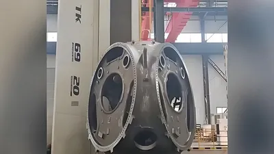 Rüzgar Türbini Şaftı İşleme için CNC Borverk ve Freze Tezgahı